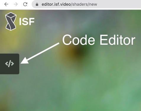 Where to find the ISF Code Editor